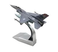 JunZheHub Modello di Aereo F16C in 1/100, Modello da Esposizione, Regalo da Collezione con Supporto per Soggiorno, Mensola, Tavolo