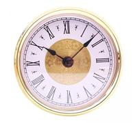JunZheHub Orologio a Pendolo con Movimento Al Quarzo, Numeri, Funzionamento a Batteria, con Coperchio Posteriore E Guarnizione in Gomma, Adatto per, H: 2 pezzi - 3,15 pollici