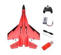JunZheHub per Bambini E Adulti, Giocattolo con Luce LED, Kit Aeromodello Volante, Materiale Resistente, Adatto per attività, Rosso