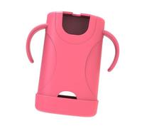 JunZheHub Porta Bustine di Succo per Bambini, Dispenser per Bustine di, Contenitore Stabile, Supporto Sicuro, a Prova di Fuoriuscite, Facile Da Impugnare, Rosa Rossa, Taglia unica bambino