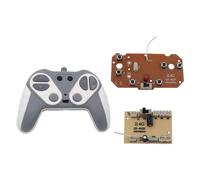 JunZheHub Scheda Ricevente a 6 Canali, Modulo Radio con Telecomando, Scheda Ricevente E Scheda Trasmittente, Accessori per Auto, Veicoli Radiocomandati, Giocatt, Grigio e Bianco