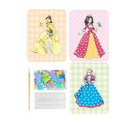 JunZheHub Set di 3 Tavolette da Disegno Fai-da-Te, Set per Travestimenti da Principessa, Kit Creativo per L'Arte su Carta, Giocattolo Educativo Adatto, Stile a