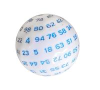 JunZheHub Set di Dadi a 100 Facce di per Avventure di Gioco da Tavolo, Blu