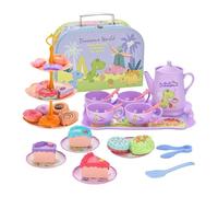 JunZheHub Set di Gioco di Ruolo, Set per Il tè del Pomeriggio, Set di Giocattoli per Dessert, Giocattolo da Principessa per Bambine E Ragazze, Stile B