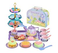 JunZheHub Set di Gioco di Ruolo, Set per Il tè del Pomeriggio, Set di Giocattoli per Dessert, Giocattolo da Principessa per Bambine E Ragazze, Stile C