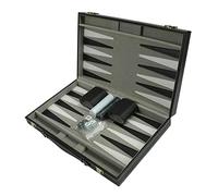 JunZheHub Set di Scacchi Premium da 15 Pollici per Backgammon, Strategia Portatile Classica