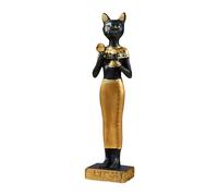JunZheHub Statuetta di Gatto in Resina, Un'idea Creativa Originale per Feste di Inaugurazione, Natale E Come Decorazione da Tavola.