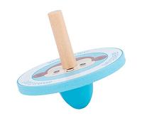 JunZheHub Trottola in Legno, Giocattolo da Torneo, Trottola Tradizionale, Trottola per Bambini, Materiale in Legno Naturale, Impatto, creatività, Utilizzo, Scimmia