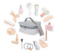 JunZheHub Trucco Giocattolo Set Make Up Bambine Pochette Cosmetica Finta Accessori Bellezza Materiale Naturale Funzione Adatto per Gioco in Casa Momen, multi