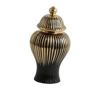 JunZheHub Vaso in Ceramica per, Ideale per Conservare Il tè E Come Elemento Decorativo, 16x16x30 Cm
