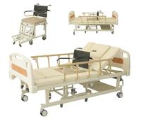 Juodkeo Letto infermieristico multifunzionale per terapia intensiva medica, per uso domestico, lettino ospedaliero per sedia a rotelle per pazienti, rimovibile manualmente, fino a 440 libbre