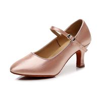 JUODVMP Donne Standard Latino Salsa Tango Valzer Scarpe da Ballo Punta Chiusa Moderno Tango Cha-cha Scarpe da Ballo Tacco 7cm Modello 020,36 EU