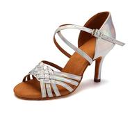 JUODVMP Scarpe da Ballo Latino per Le Donne Professionale Sala da Ballo Partito Salsa Danza Pratica Prestazioni Scarpe Modello 3032,37 EU
