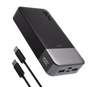 JUOVI Laptop Power Bank 20000mAh 90W, USB C In&Out Ricarica Rapida, Powerbank Ca