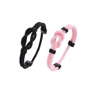 Juozyve Braccialetto in corda da surfista regolabile in paracord: braccialetti da uomo in stile nautico intrecciato da 14 a 24 cm, braccialetto fatto a mano per coppie, migliori amici, fratelli
