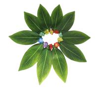Jupe à feuilles - feuilles présente une Tenue hawaïenne Pour Filles | hawaïenne à feuilles | visuelle inspirée par Feuille d'herbe d'arbre en Paille ifférentes morphologies procurant, Multicolore, A