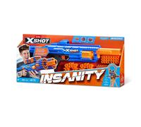 Zuru X-shot Insanity Foam Darts Gun Trasparente Bambini