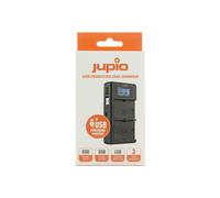 Jupio Caricabatteria doppio per Canon LP-E6 (N) USB - LCD