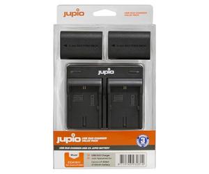JUPIO Value Pack: 2 x LP-E6NH + serbatoio
