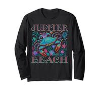 JUPITER BEACH FLORIDA BLUE CRAB ESTATE SPIAGGIA REGALI PER LE VACANZE Maglia a Manica