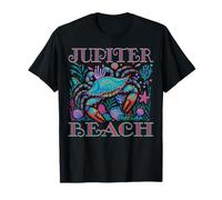 JUPITER BEACH FLORIDA BLUE CRAB ESTATE SPIAGGIA REGALI PER LE VACANZE Maglietta