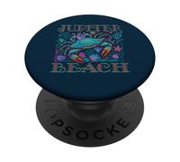 JUPITER BEACH FLORIDA BLUE CRAB ESTATE SPIAGGIA REGALI PER LE VACANZE PopSockets PopGrip Adesivo