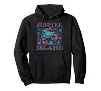 JUPITER ISLAND FLORIDA BLUE CRAB SUMMER BEACH REGALI PER LE VACANZE Felpa con Cappuccio