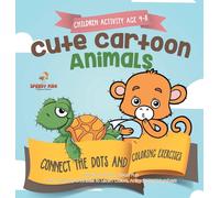 Jupiter Kids Children Activity Age 4-8. Cute Cartoon Animals (Copertina rigida)