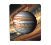 Jupiter Landscape Tappetino per mouse multicolore in gomma ispessita con bordo bloccato 21,1 x 26,2 cm per ufficio, gioco, studio e scrivania