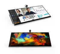 Jupiter Pana 34 Desktop Monitor 21:9 Touch Monitor professionale 34” 21:9 multitouch con videocamera 4K, microfoni beamforming e audio integrato,