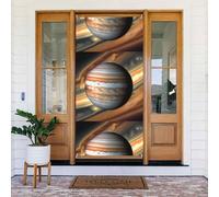 Jupiter - Striscione decorativo per porta con paesaggio stampato, da appendere alla parete per feste