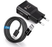 JupptElectronics Cavo USB per Samsung Galaxy S10 S10+ S10e S9 S9+ S8 1 Pack/Nero