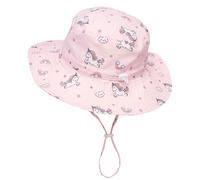 Jupsk Cappello da Sole per Bambini Cappello Estivo Cappelli da Pesca Berretto da Spiaggia Protezione UV 50 unicorni Dinosauri per Ragazze Ragazzi 1-5 Anni