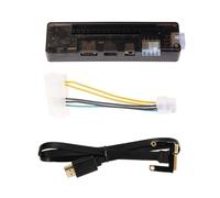 Juqoyue 1 Set di Schede Grafiche Esterne per Laptop Mini PCI-e Nero Trasparente