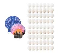 Juqoyue 100 Pezzi di Conchiglie di Mare per Creare Conchiglie di Capesante Naturali di Dimensioni, Conchiglie di Ostriche Bianche Sfuse per Decorare La Spiaggia di Casa DIY