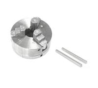 Juqoyue 1Set 3 Griffe Mandrino per Tornio Manuale con Accessori per Utensili Mandrino per Tornio A 3 Griffe Z011 Mandrino per Tornio Manuale Mini Mandrino per Macchina