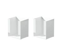 Juqoyue 2 Pezzi Scatola Portaoggetti per Cucina e Camera da Letto Organizzatore per Trucchi per e Tazze 17,5x14x20 cm