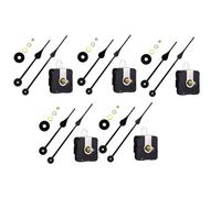 Juqoyue 5 Pezzi High Torque I Shaft Lancette al Quarzo DIY Orologio da Parete Movimento Meccanismo Lancette Kit Secondi Saltanti Orologio DIY Sostituzione