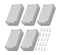 Juqoyue 5 Pezzi per Pedale Effetto Chitarra 1590B Scatola Interruttore A Levetta In Alluminio Pressofuso Stomp Box