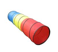 Juqoyue Bambini Che Giocano A Tunnel Pieghevoli per Bambini, da Gioco per Bambini Piccoli, Gioco All'Aperto, Casa, Asilo, 48x180 cm, Stile: Tessuto Intero