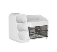 Juqoyue Cassetto Stile Trucco Scatola di Immagazzinaggio Dormitorio Organizzatore Plastica Cosmetici Cura Della Pelle Toletta Tavolo da Toeletta Desktop Contenitore Articoli Vari