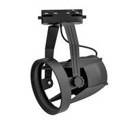 Juqoyue Della Lampada Staffa Della Luce A Binario Regolabile E27 PAR30 Staffa Della Luce Spot A Binario per Uso Commerciale e Domestico Nero