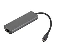 Juqoyue Docking Station Type-C To HDTV USB-C HUB Network Card Type To Gigabit Network Card HD