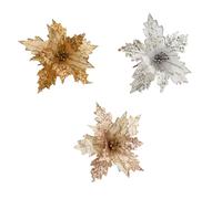 Juqoyue Fiori Artificiali di Natale Che Decorano L'Albero di Natale Decorazioni per L'Albero di Natale A