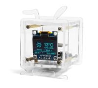 Juqoyue Kit DIY Esp8266 Mini Orologio Elettronico Display OLED Supporto 2.4G WiFi Rete con DIY Saldatura Parti Sfuse