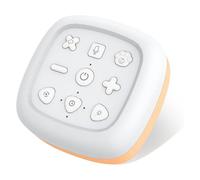 Juqoyue Macchina per Rumore Bianca Wireless, 30 Suoni, Aiuto per Dormire, Luce Notturna per Bambini A 7 Colori con Registrazione di 3 Minuti