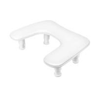 Juqoyue Manicure Bracciolo per Nails Tech: Bracciolo per Unghie Regolabile A Forma di U - Supporto per In Pelle PU per Manicure