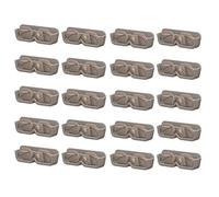 Juqoyue Organizzatore per Occhiali da Parete, Espositore per Occhiali da Sole, Decorazione per Guardaroba, Scatola Portaoggetti, Grigio