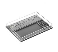Juqoyue Organizzatore per Strumenti per Orologi Vassoio per Riparazioni di Orologi Scatola Portaoggetti per Parti di Orologi Organizer Vassoio per Strumenti di Riparazione per Orologiai B