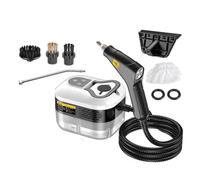 Juqoyue Pulitore a vapore a mano pulitore a vapore portatile 1500W macchina per la pulizia a vapore ad alta temperatura pulitore per lavatrice a getto disinfettante UE P